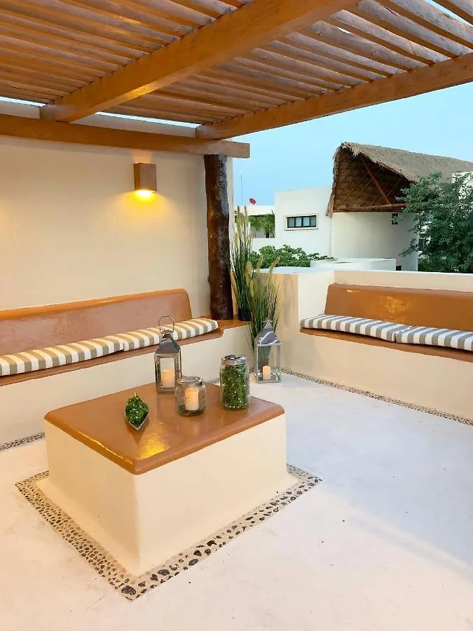 Apartment Sleeps 4-6-Amazing 2 Bedroom Ph With Bbq Jacuzzi Tulum