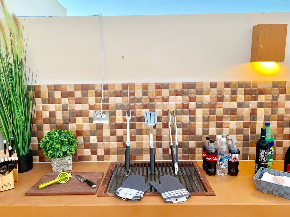 Apartman Sleeps 4-6-Amazing 2 Bedroom Ph With Bbq Jacuzzi Tulum